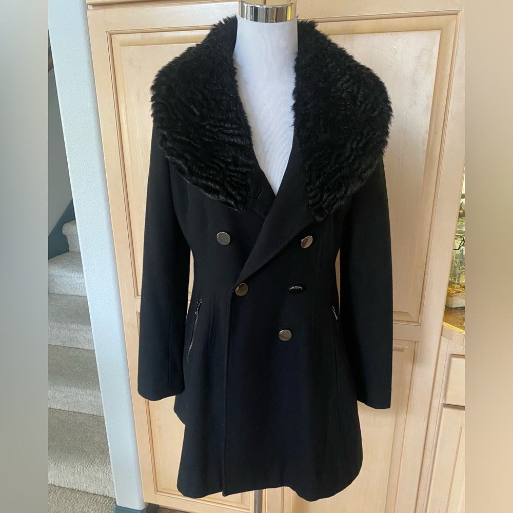 GUESS Los Angeles Black dress coat Medium
